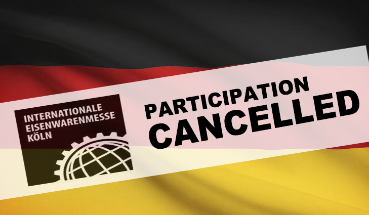 EISENWARENMESSE 2020 Participation Cancelled