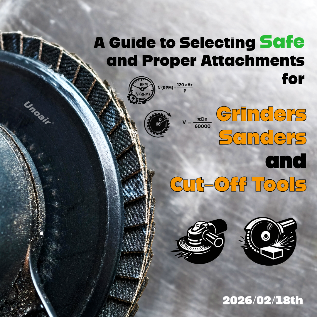UNOAIR Weekly Update 02/18/2026 Safety Guide For Your Grinder, Sander, and Cut-Off Tool